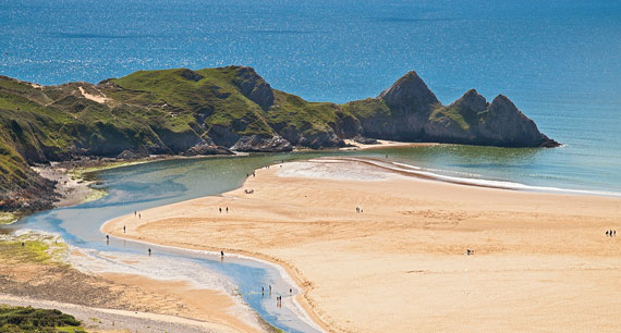 Three Cliffs Bay